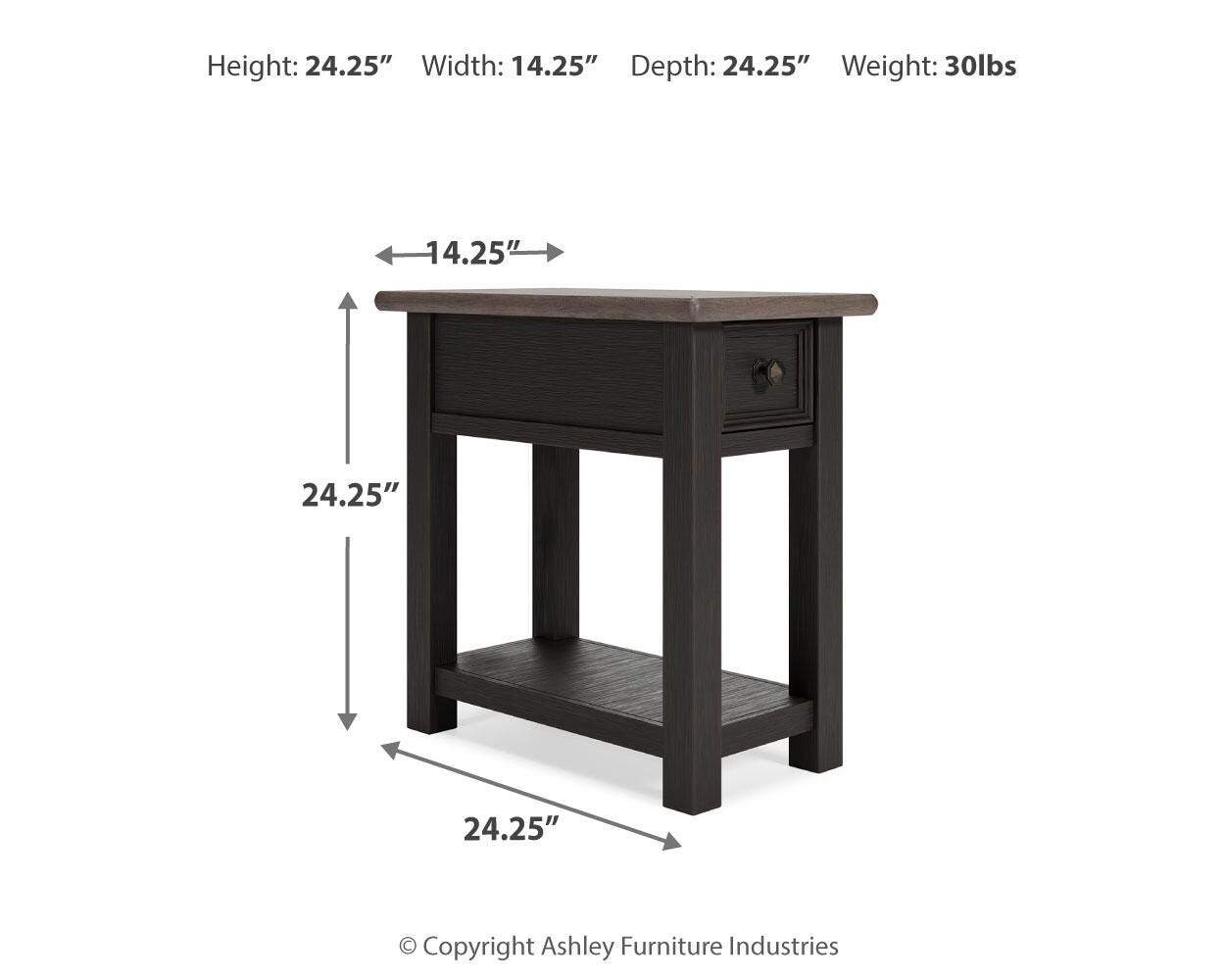 Tyler Creek Chairside End Table