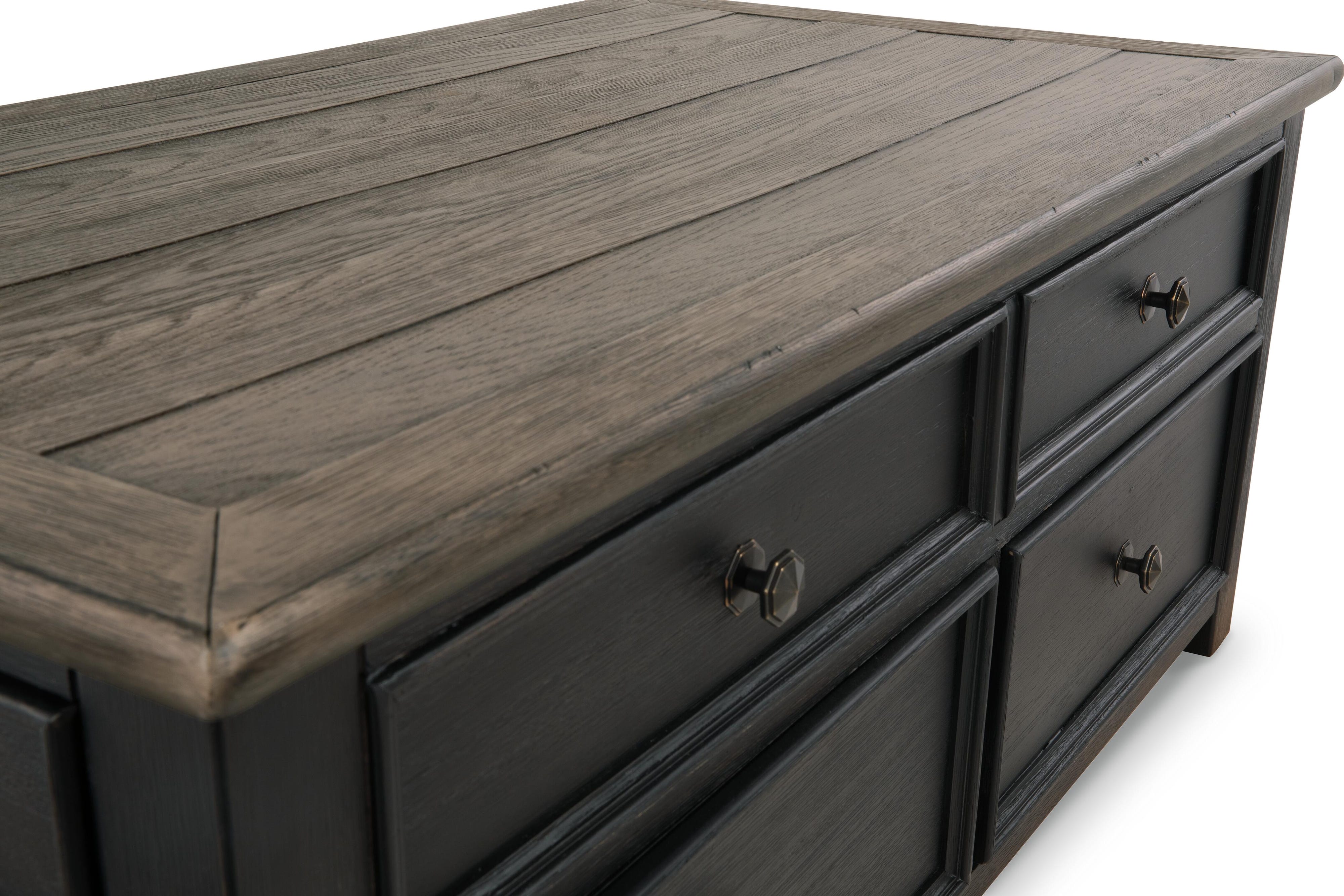 Tyler Creek Coffee Table and 1 End Table with USB Charging