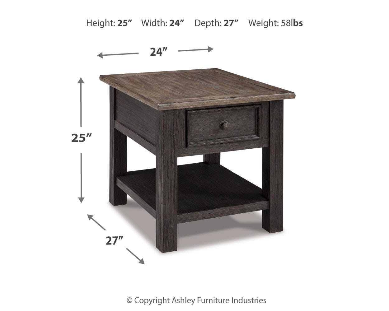 Pinehurst End Table