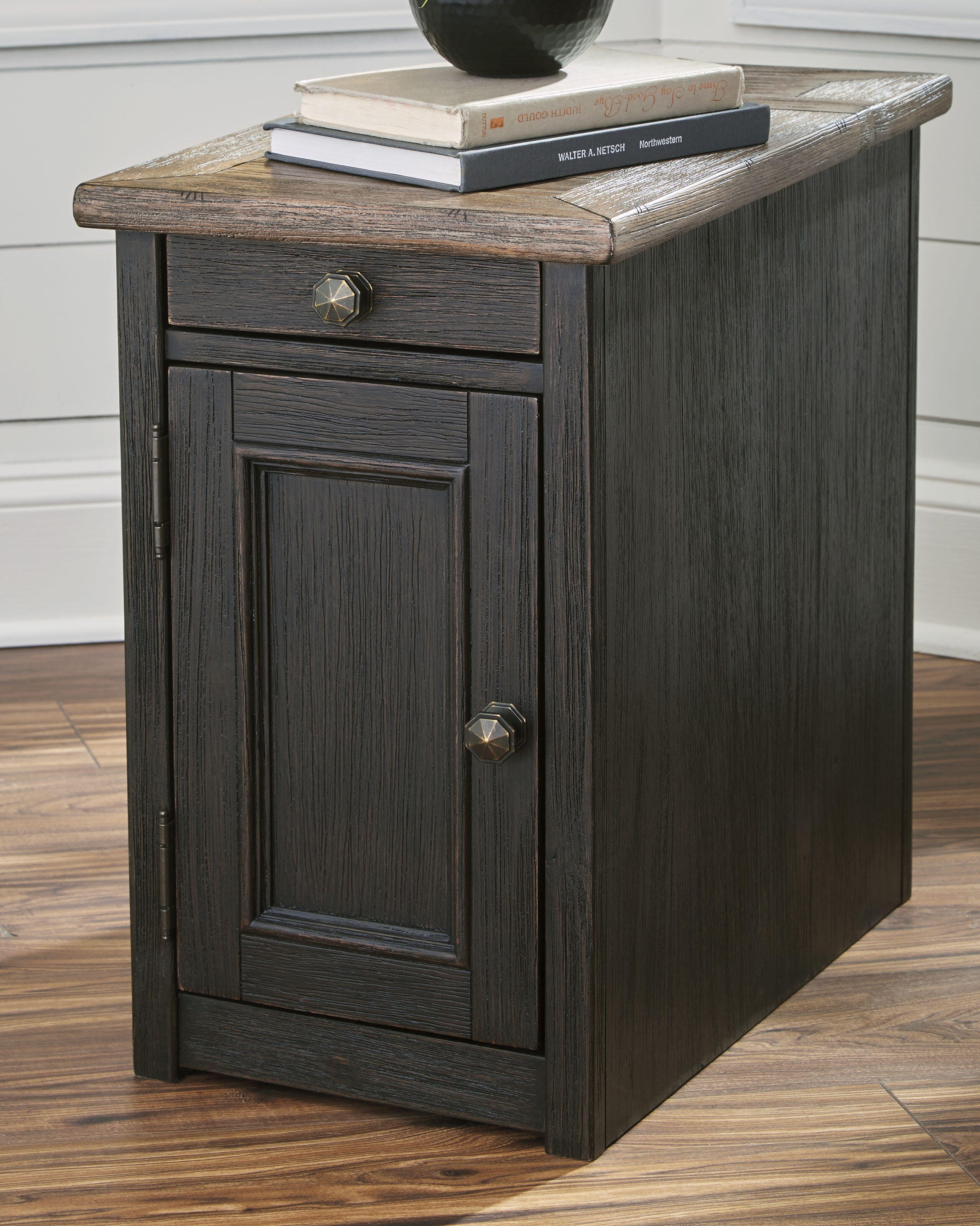 Tyler Creek Coffee Table and 1 End Table with USB Charging