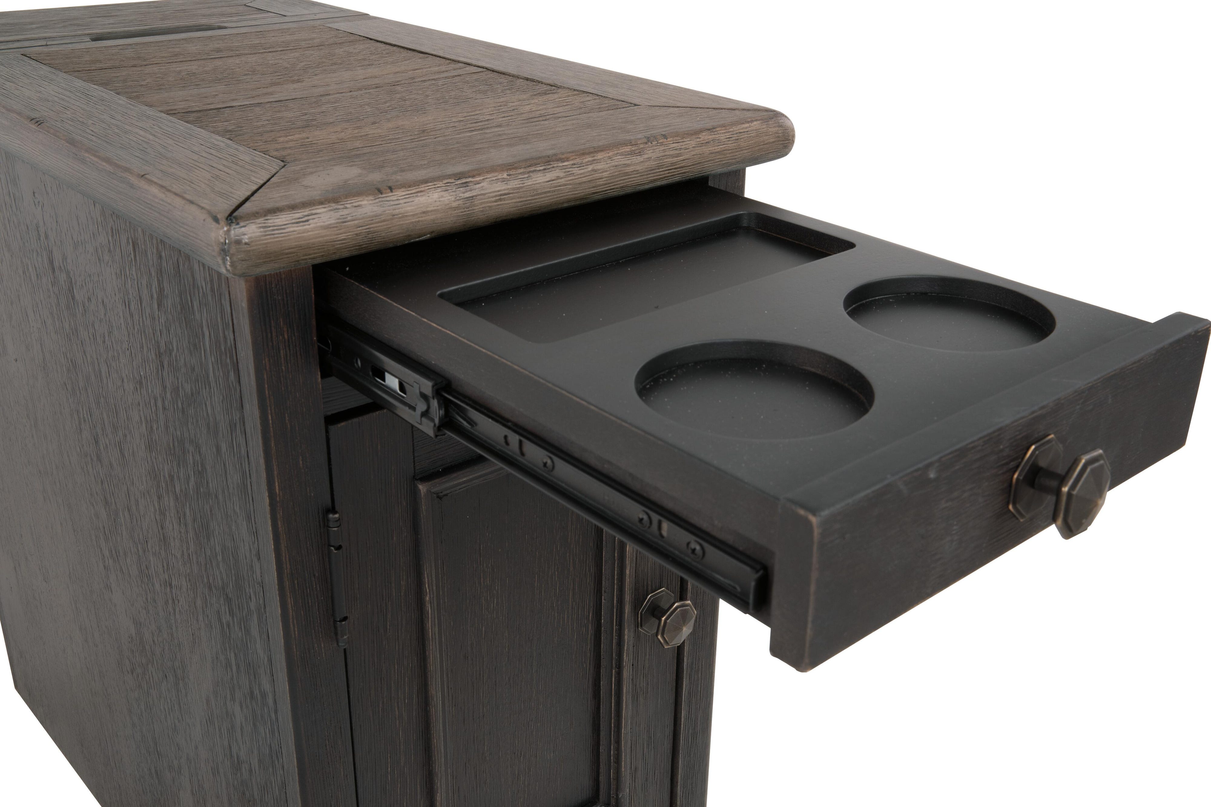 Pinehurst Coffee Table and 1 End Table with USB Charging