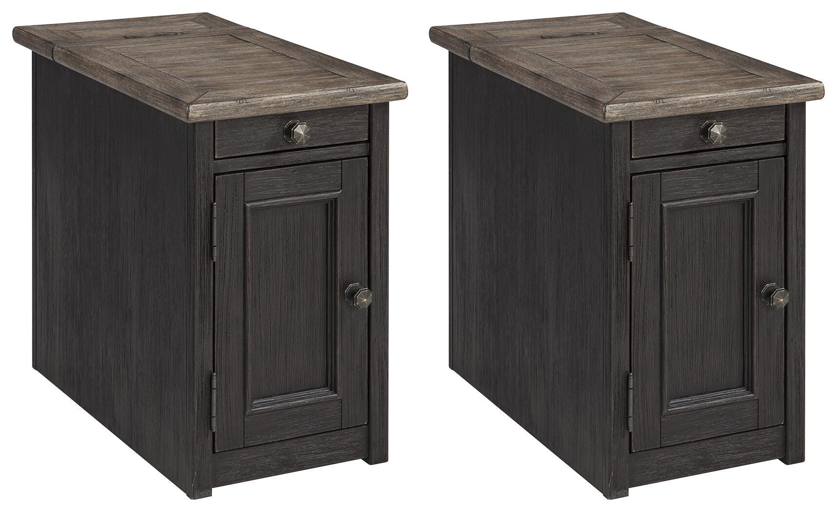 Tyler Creek 2 End Tables with USB Charging