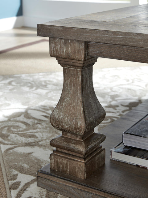 Johnelle Coffee Table with 2 End Tables
