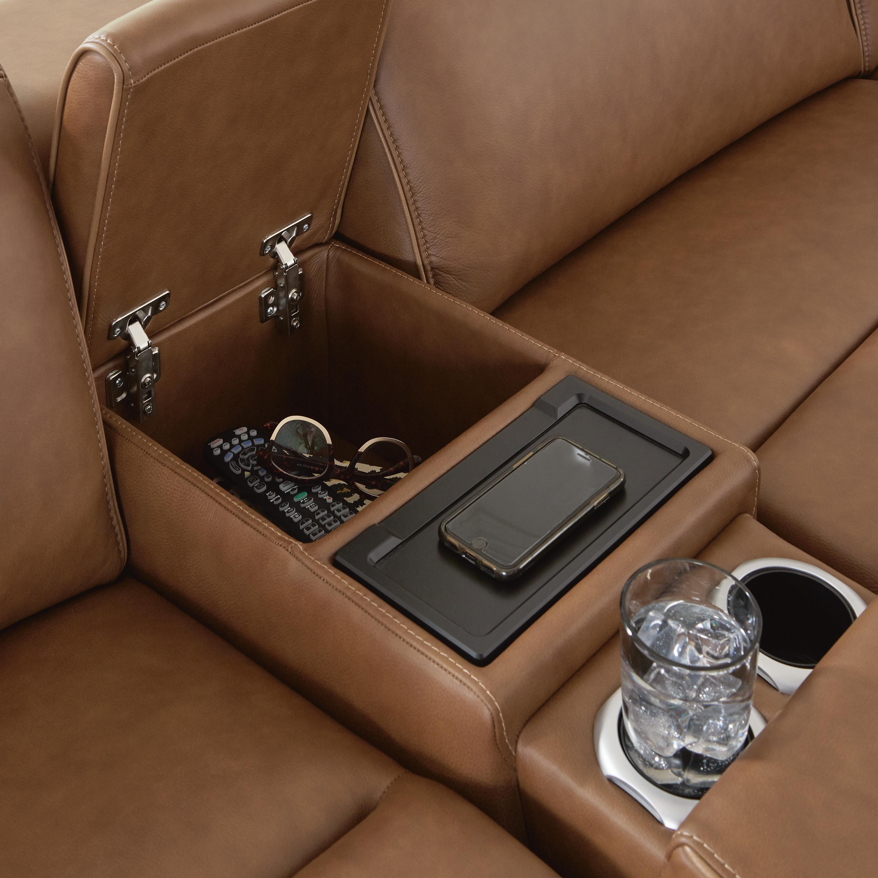 Monaco 5-Piece Power Reclining Sectional with Console