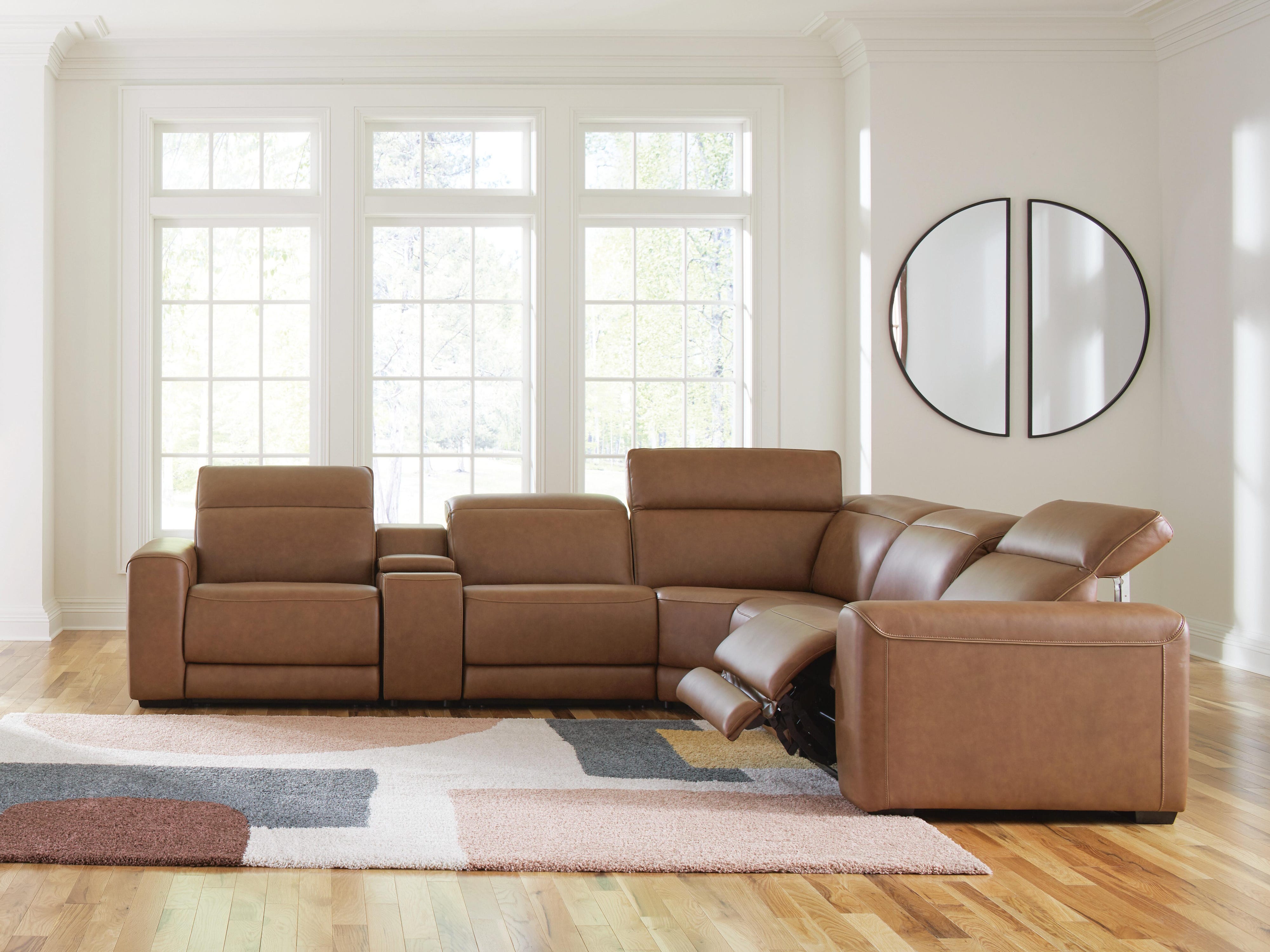 Monaco 6-Piece Power Reclining Sectional with Console
