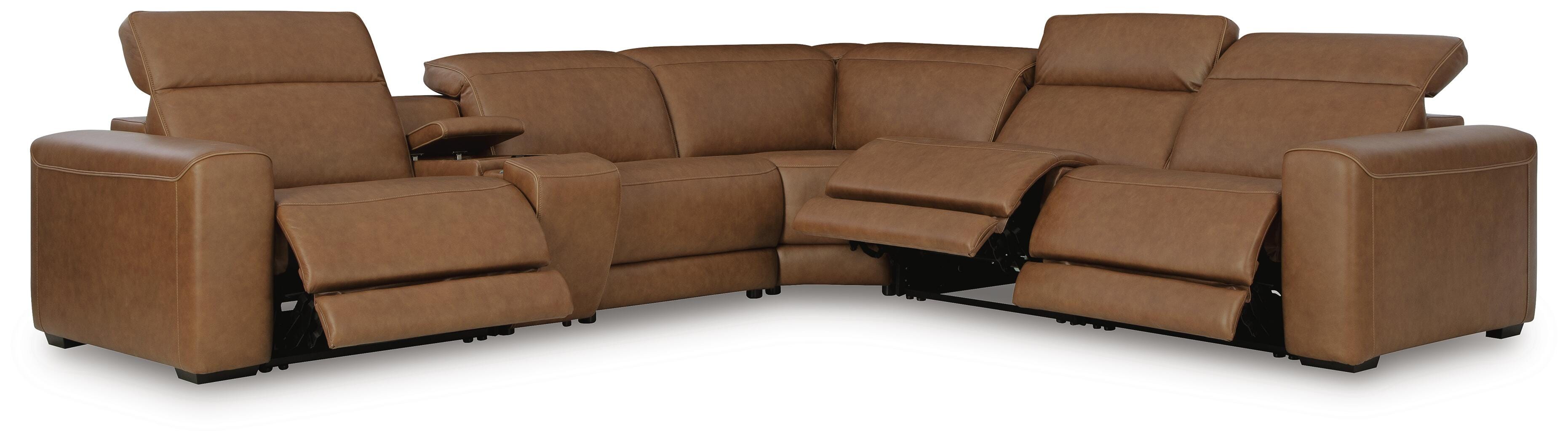 Monaco 6-Piece Power Reclining Sectional with Console
