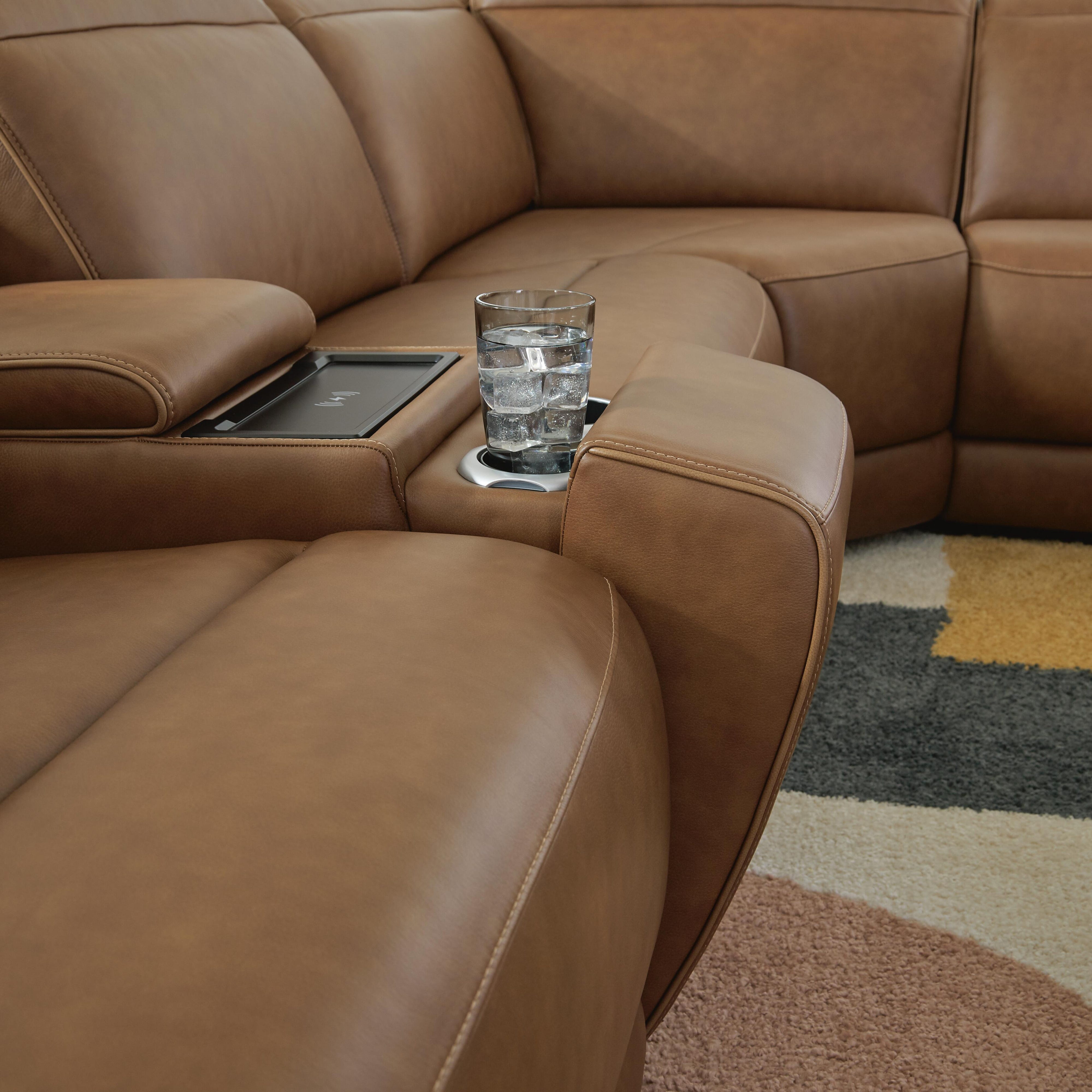 Monaco 6-Piece Power Reclining Sectional with Console