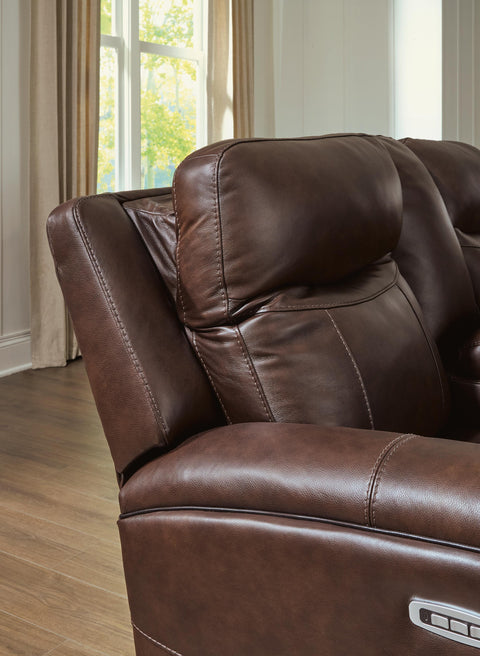 Gravier Power Reclining Loveseat with Console