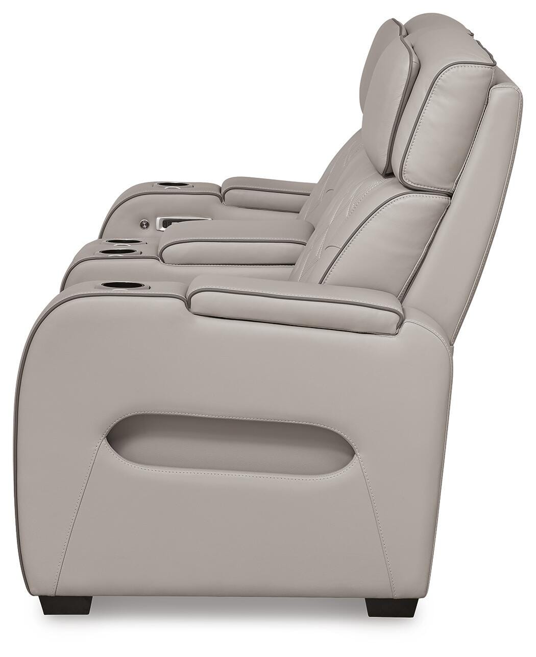 Boyington Dual Power Leather Sofa, Loveseat and Recliner
