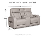 Beacon Point Power Reclining Loveseat with Console