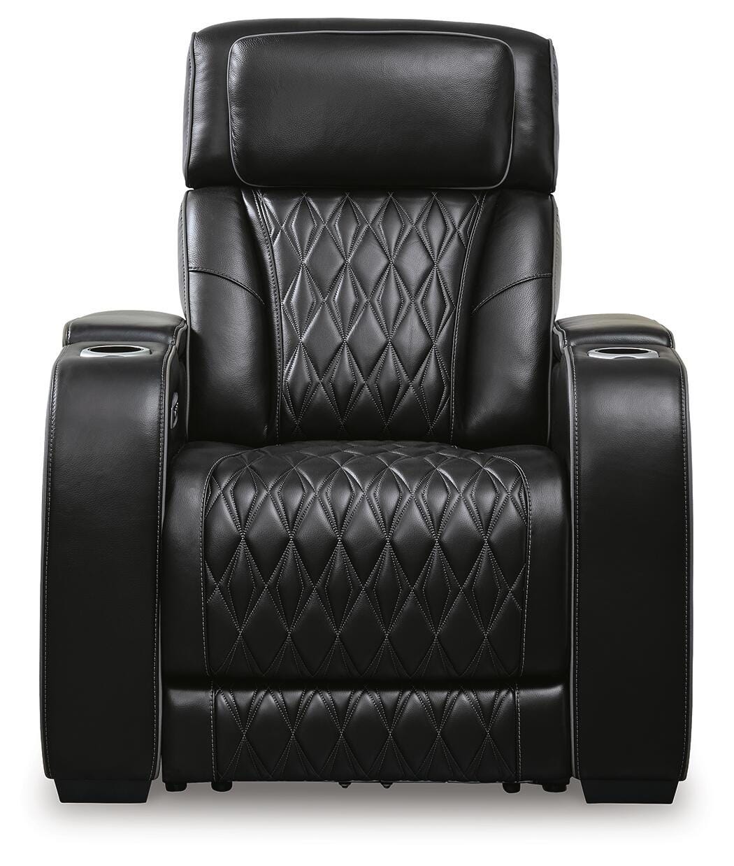 Beacon Point Dual Power Leather Sofa, Loveseat and Recliner