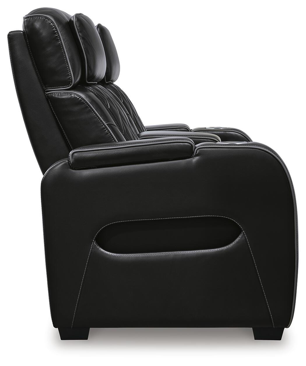 Beacon Point Dual Power Leather Sofa, Loveseat and Recliner