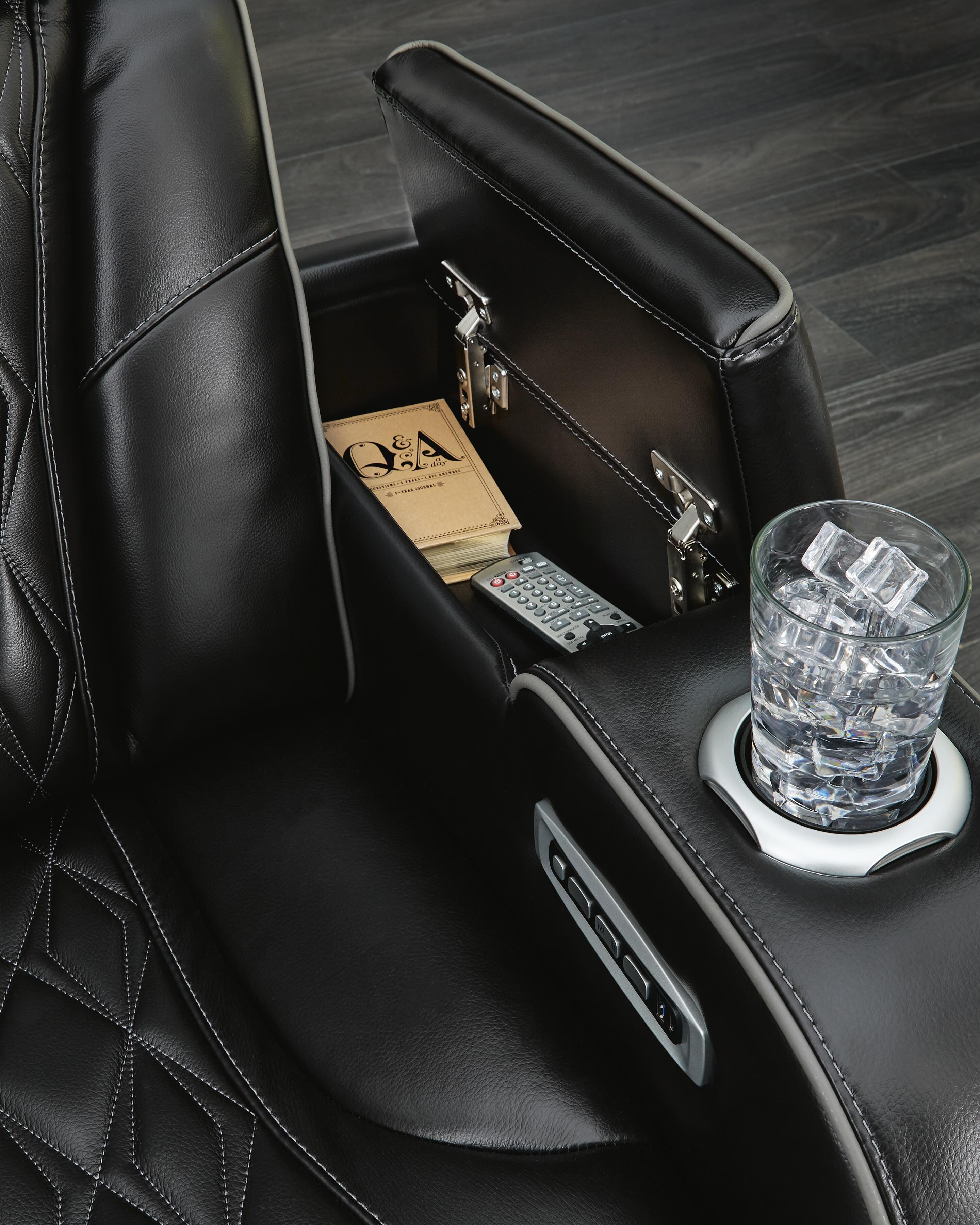 Beacon Point Power Reclining Loveseat with Console