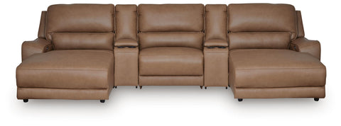 DeepWakes 5-Piece Power Reclining Sectional with Chaise