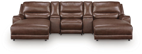 DeepWakes 5-Piece Power Reclining Sectional with Chaise