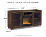 Starmore 70" TV Stand with Electric Fireplace